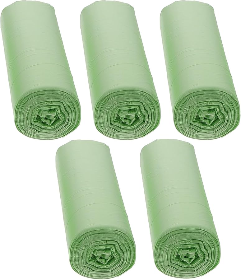 Biodegradable Compost Garbage Bags 100Pcs 50X60Cm Cornstarch Eco Friendly Trash Bags - Image 1